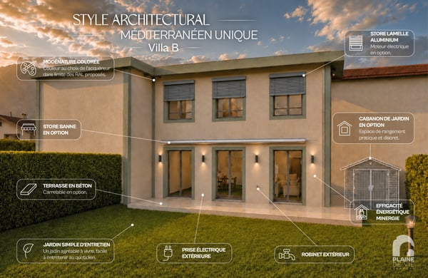 NEUVE - Jolie villa familiale de 4.5 pièces - 111 m2 - lot B 2