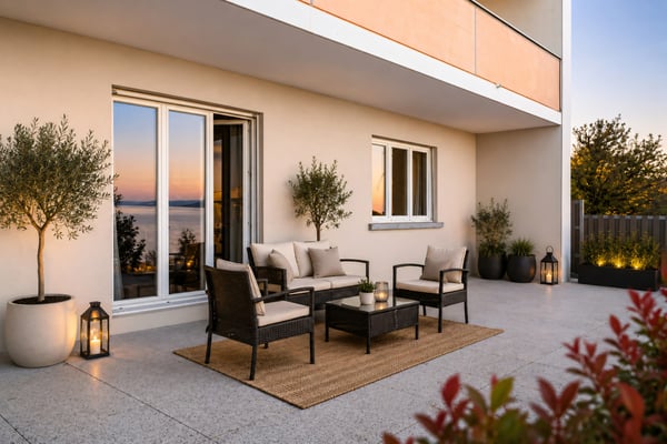 Magnifique appart.2 pièces meublé situé dans un quartier résidentiel de villas 2