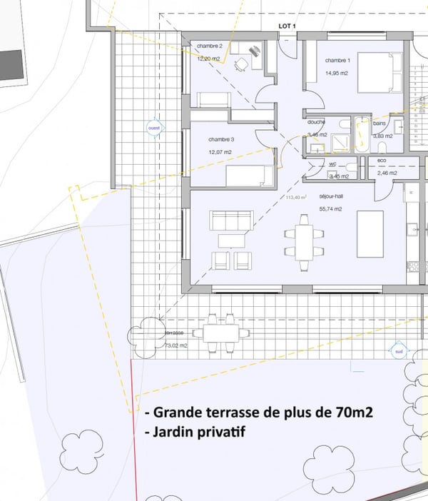 Dernier lot disponible! Démarage des travaux imminent! Magnifique 4,5 pièces 4
