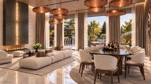 Trois magnifiques villas, prestations Luxe(La Capite-Cologny-Choulex)