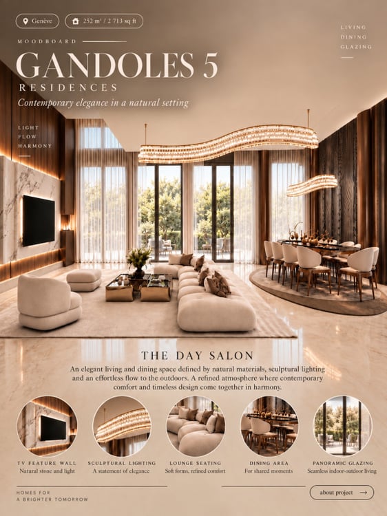 -Trois magnifiques villas, prestations Luxe(La Capite) Permis en force 1