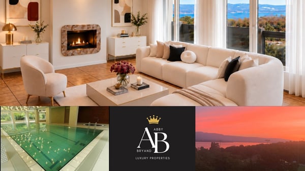 Elégant Appartement vue lac, résidence de luxe avec piscine intérieure & jacuzzi