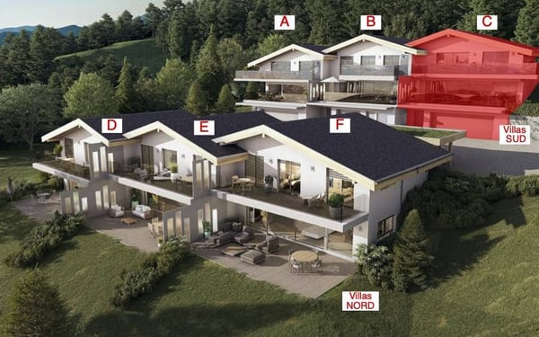 Villa C contiguë 5.5 pièces à Vex 2