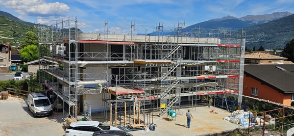 Appartement lumineux au 1er étage avec superbe terrasse et vue sur les Alpes 11