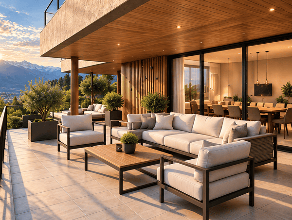 Villa d'exception avec piscine et vue panoramique sur les Alpes 4