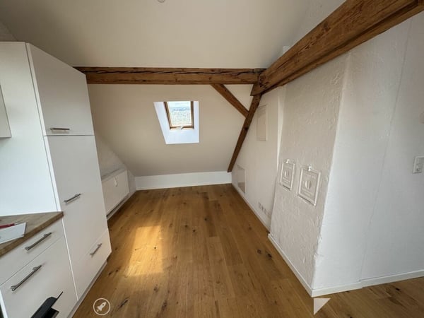 Sonnige Dachwohnung mit Sichtbalken und besonderem Charme 2