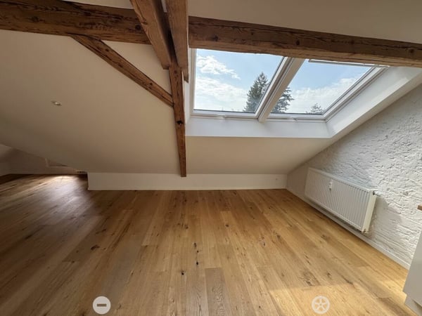 Sonnige Dachwohnung mit Sichtbalken und besonderem Charme 1