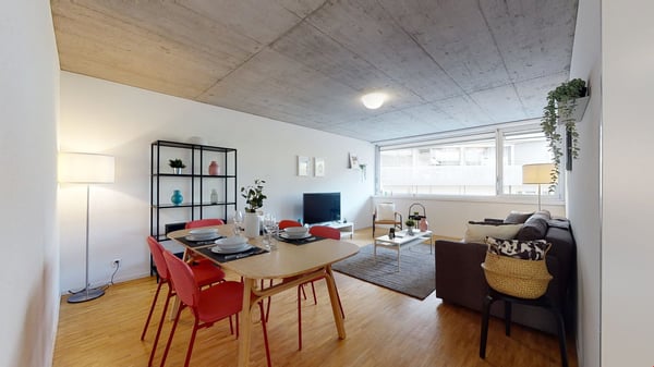 Bel appartement 1.5 pièces lumineux à la Matze, centre ville Sion 11