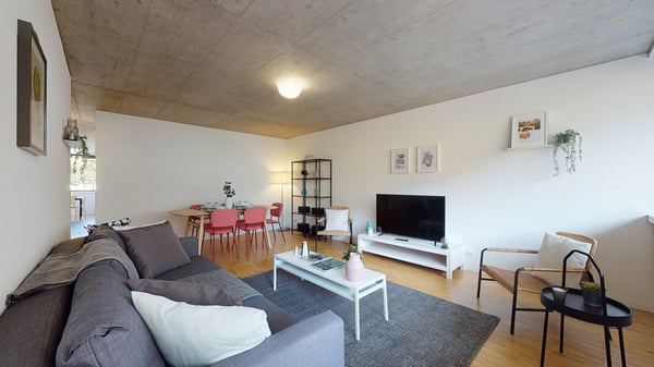 Bel appartement 1.5 pièces lumineux à la Matze, centre ville Sion 2