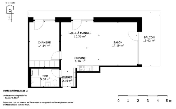 Appartement moderne et lumineux avec balcon 12