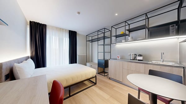 Nonanteneuf appart hōtel Genève Plainpalais - Studio City View 8