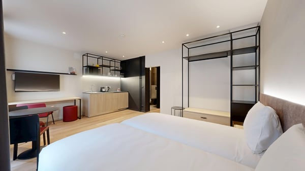 Nonanteneuf appart hōtel Genève Plainpalais - Studio Twin