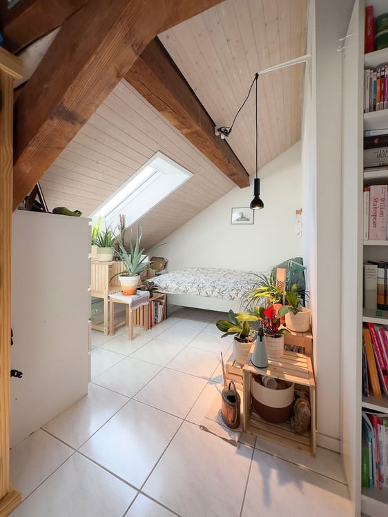 Charmante 1.5-Zimmer-Dachwohnung mit Charakter in Basel 9