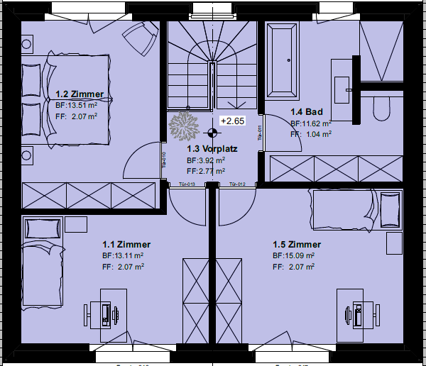 Duplex-Zweitwohnung