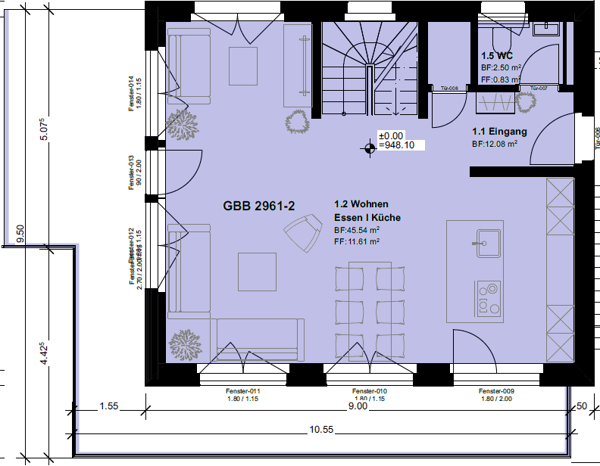 Duplex-Zweitwohnung