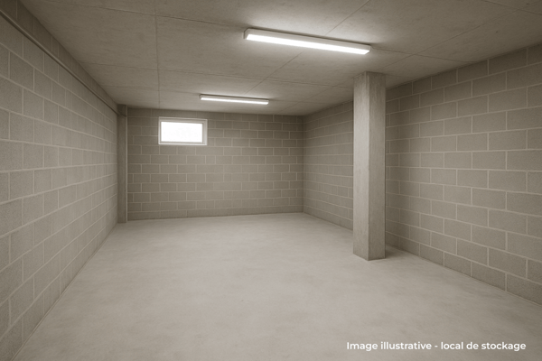 Local de stockage à louer avec éclairage 1