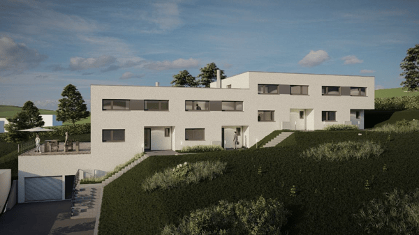 4 villas mitoyennes neuves de 5,5 pièces 1
