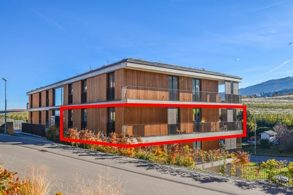 Lichtdurchflutete 1.5-Zimmer-Wohnung mit herrlichem Blick auf die Rebberge 2