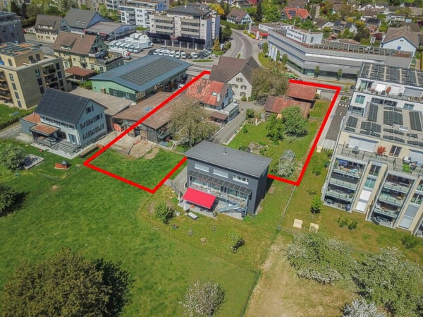 Bauland (2'710 m2 in WA3-Zone) mit Entwicklungspotenzial an zentraler Lage in Amriswil 6