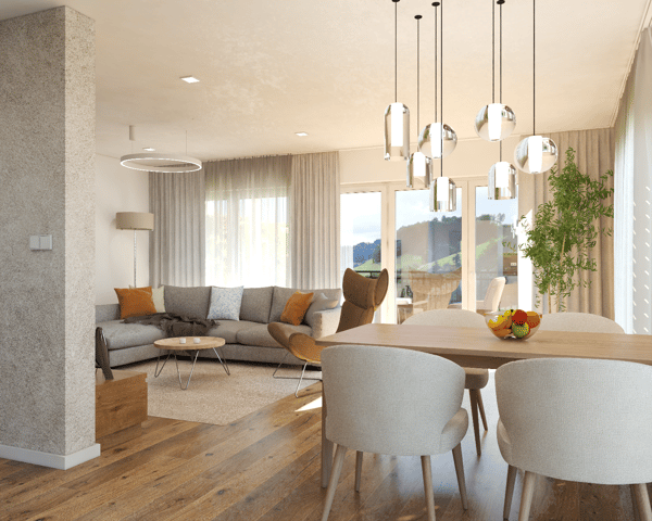 Neubau drei moderne Einfamilienhäuser nach Minergie-Standard in Riedstätt 13