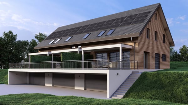 Neubau drei moderne Einfamilienhäuser nach Minergie-Standard in Riedstätt 2