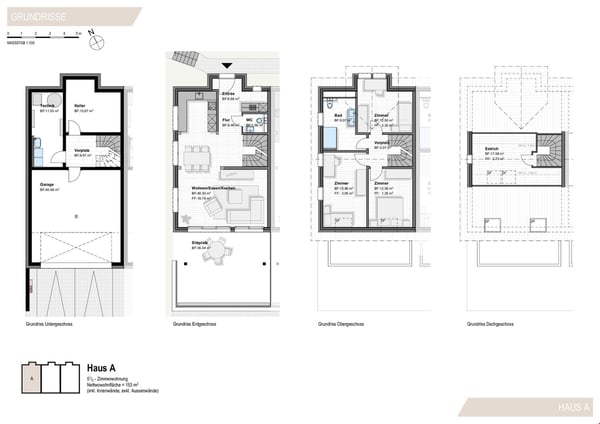 Neubau drei moderne Einfamilienhäuser nach Minergie-Standard in Riedstätt 10