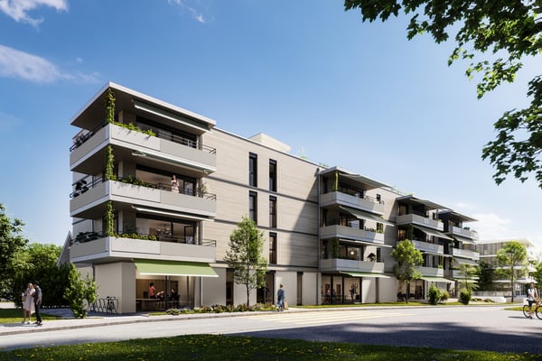 Appartement neuf 1.5 pièces à loyer accessible