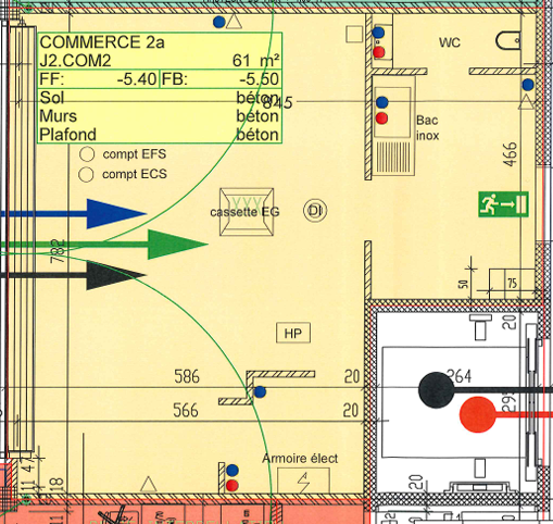 A LOUER Surface commerciale de 61m2 7
