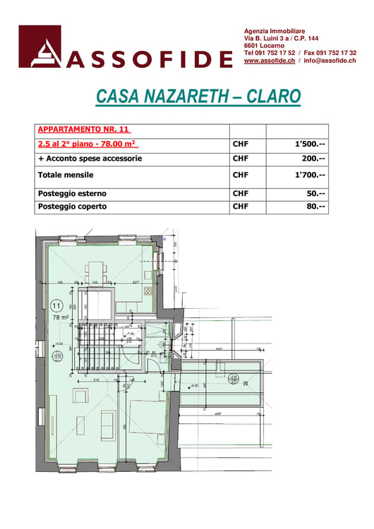 Claro - 2.5 + guardaroba - prima locazione (ref. 69-11) 10