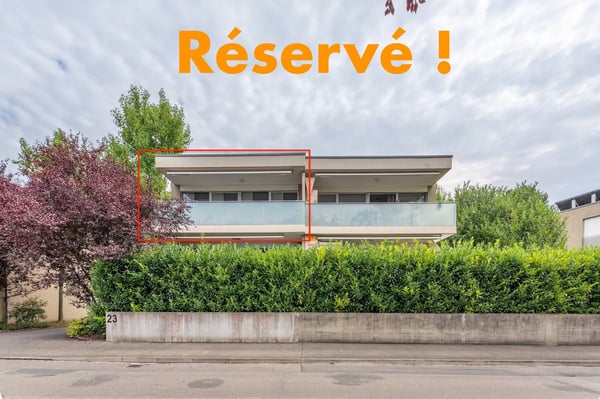 Réservé ! Bel appartement de 4.5 pièces avec grand balcon à 2 pas du centre-ville, Rue Saint-Georges
