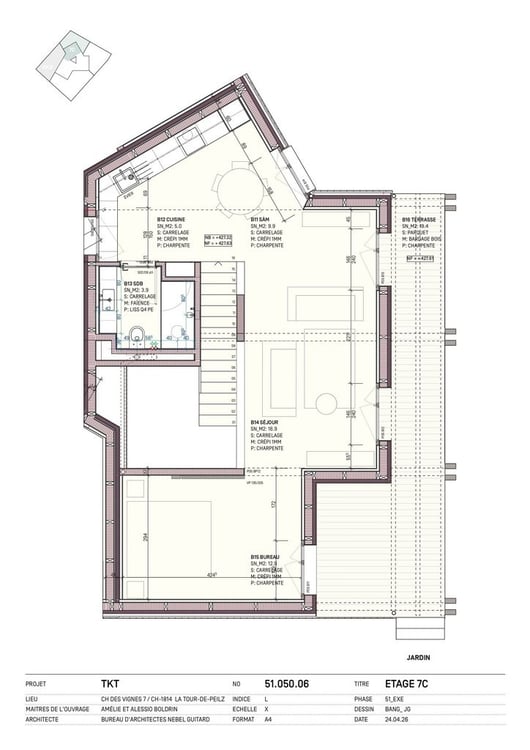 Magnifique maison contiguë de 4.5 pièces en construction 2