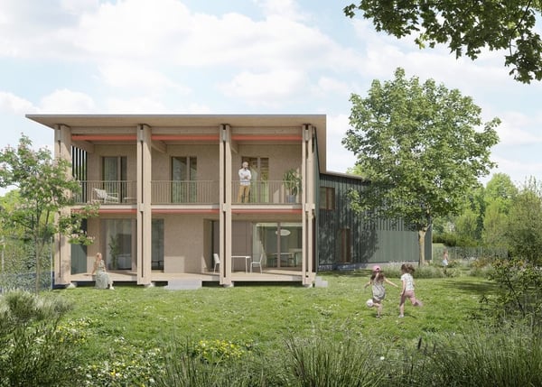 Magnifique maison contiguë de 4.5 pièces en construction 1