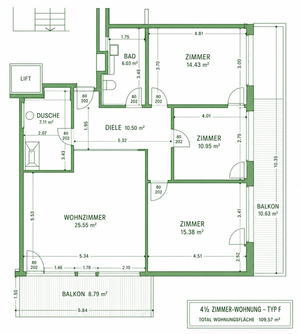 Geräumige 4.5-Zimmer-Wohnung in Chur - die Gelegenheit! 2