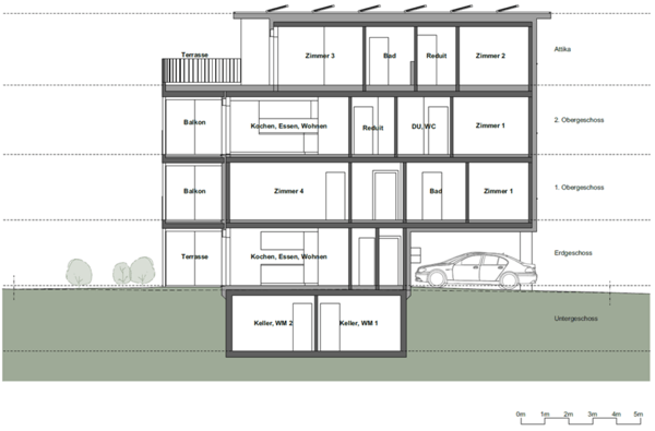 Moderne 5.5-Zimmer-Maisonette-Eigentumswohnung - wie Doppelhaushälfte an ruhiger, naturnaher Lage! 4