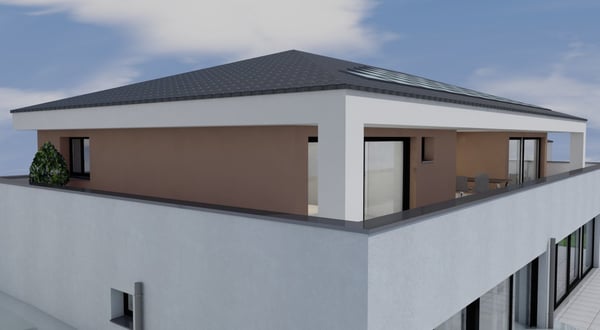 Neubau vier wunderschöne 4½ Attikawohnungen mit grosszügigen Terrassen im Guldifeld 3182 Ueberstorf 3