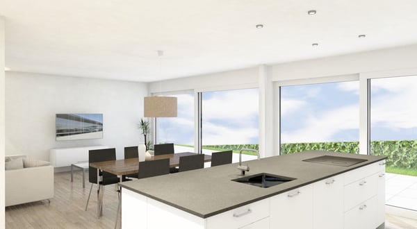 Neubau vier wunderschöne 4½ Attikawohnungen mit grosszügigen Terrassen im Guldifeld 3182 Ueberstorf 5