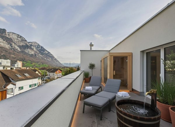 Einmalige Attika-Kaufgelegenheit - 197 m² Panoramaterrasse & 2 TG-Plätze inklusive 6