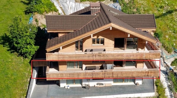 4.5-Zimmer-Wohnung (2022) mit Rundum-Balkon und Bergsicht im Kiental 1