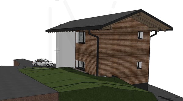 Terrain avec permis en force pour une villa/chalet individuel 6