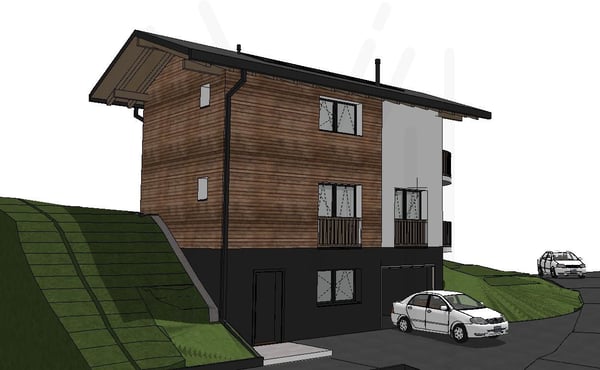 Terrain avec permis en force pour une villa/chalet individuel 5