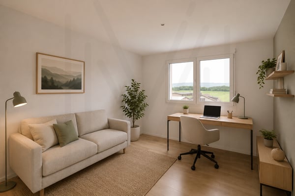 Appartement en attique de 4.5 pièces avec vue panoramique sur la campagne sans vis-à-vis ! 6