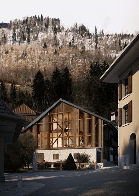 maison villageoise 5.5 p. avec grange et potentiel d'agrandissement 13