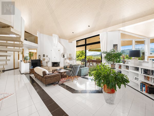 Grande maison d'architecte modulable, conçue pour une ou deux habitations indépendantes. 2