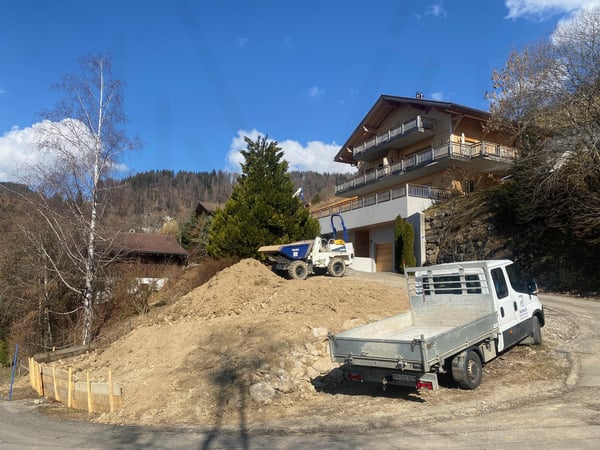 Terrain avec permis en force pour une villa/chalet individuel 3