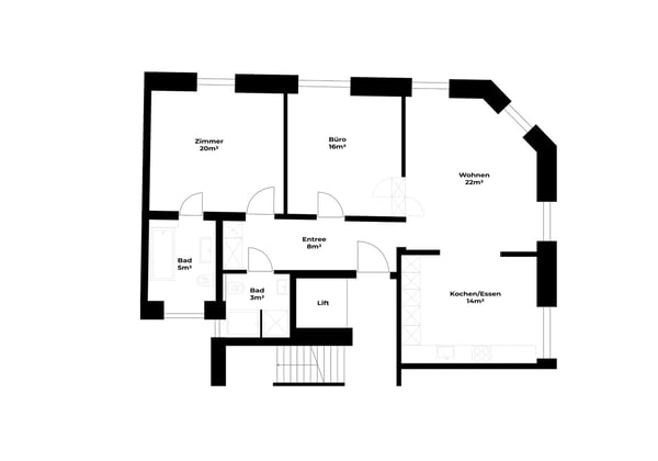 BEFRISTET: 05.01.2026 bis 29.03.2026: Möblierte 1.5 Zimmerwohnung mit Balkon in Zürich 8