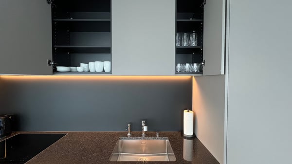 Moderne möblierte 1.5-Zimmer-Erstbezug-Wohnung mit Aussicht in Zürich Nord 9