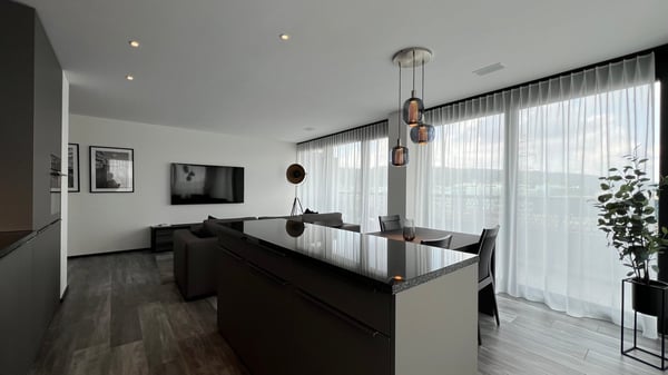 Moderne möblierte 1.5-Zimmer-Erstbezug-Wohnung mit Aussicht in Zürich Nord 6