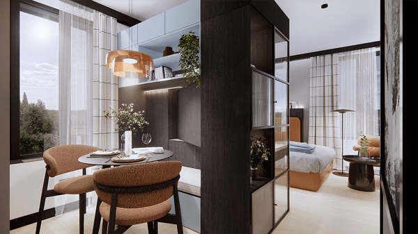 1.5-Zimmer-Penthouse-Wohnung an zentraler Lage (Kreis 2) in Zürich 11