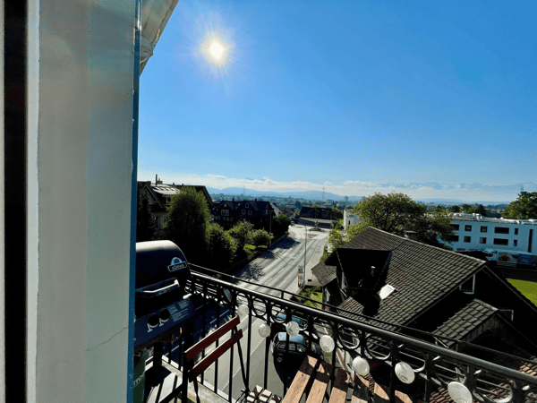 BEFRISTET: 23.12.2025 bis 31.01.2026: 1.5 Zimmer Dachwohnung mit Aussicht in Rothenburg 16