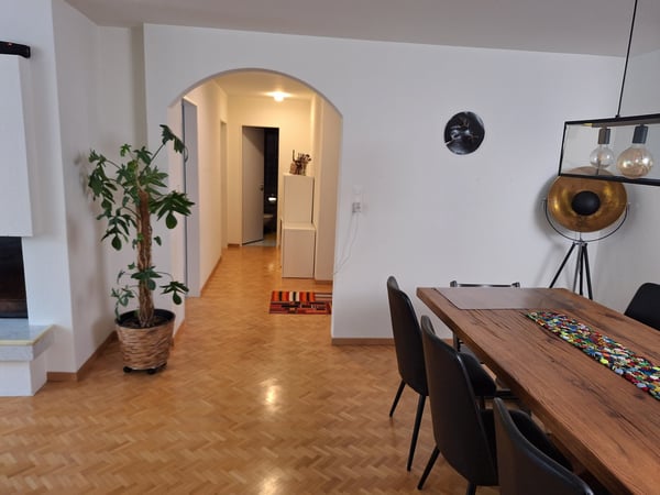 BEFRISTET: 01.04.2026 - 31.03.2027 stilvolle 1.5-Zimmer-Wohnung mit Garten in Uitikon 3